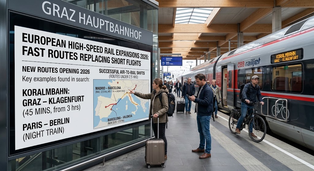 High-Speed Rail Expansions Across Europe: Fast Routes Replacing Short Flights